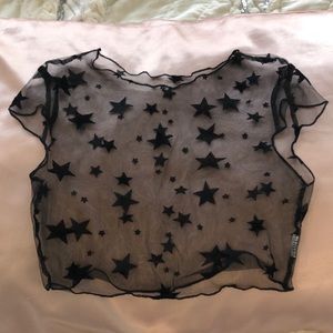 Star mesh shirt